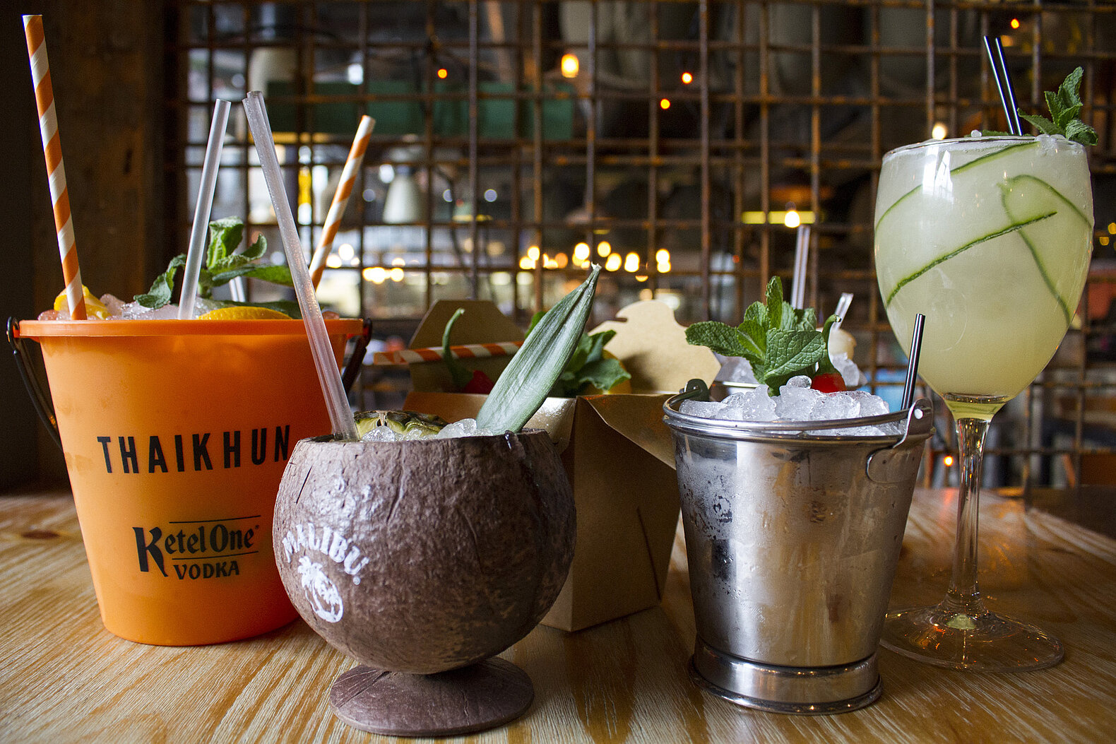 Thaikhun Thai street food cocktails