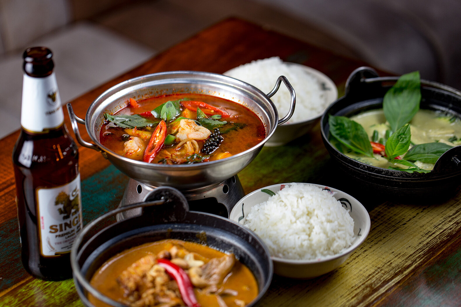 Thaikhun Thai street food curry and beer